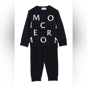MONCLER ENFANT Kids Tracksuit Set in Size 18/24 months Navy/White